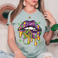 Mardi Gras Party Time Lips Graphic T-Shirt