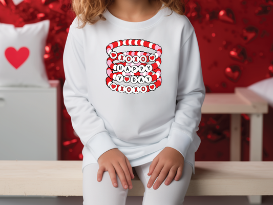 Happy Valentines Day Friendship Bracelets Graphic T-Shirt