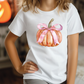 Fall Watercolor Pumpkin Graphic T-Shirt