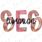 SES Colorful Streak Occupation Graphic T-Shirt