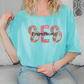 SES Colorful Streak Occupation Graphic T-Shirt