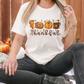 Thankful Fall Thanksgiving Things Graphic T-Shirt