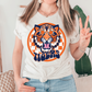 Tigers Preppy Mascot Graphic T-Shirt