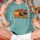 Tis The Season Football Pumpkins Graphic T-Shirt
