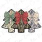 Camo Christmas Trees Coquette Graphic T-Shirt