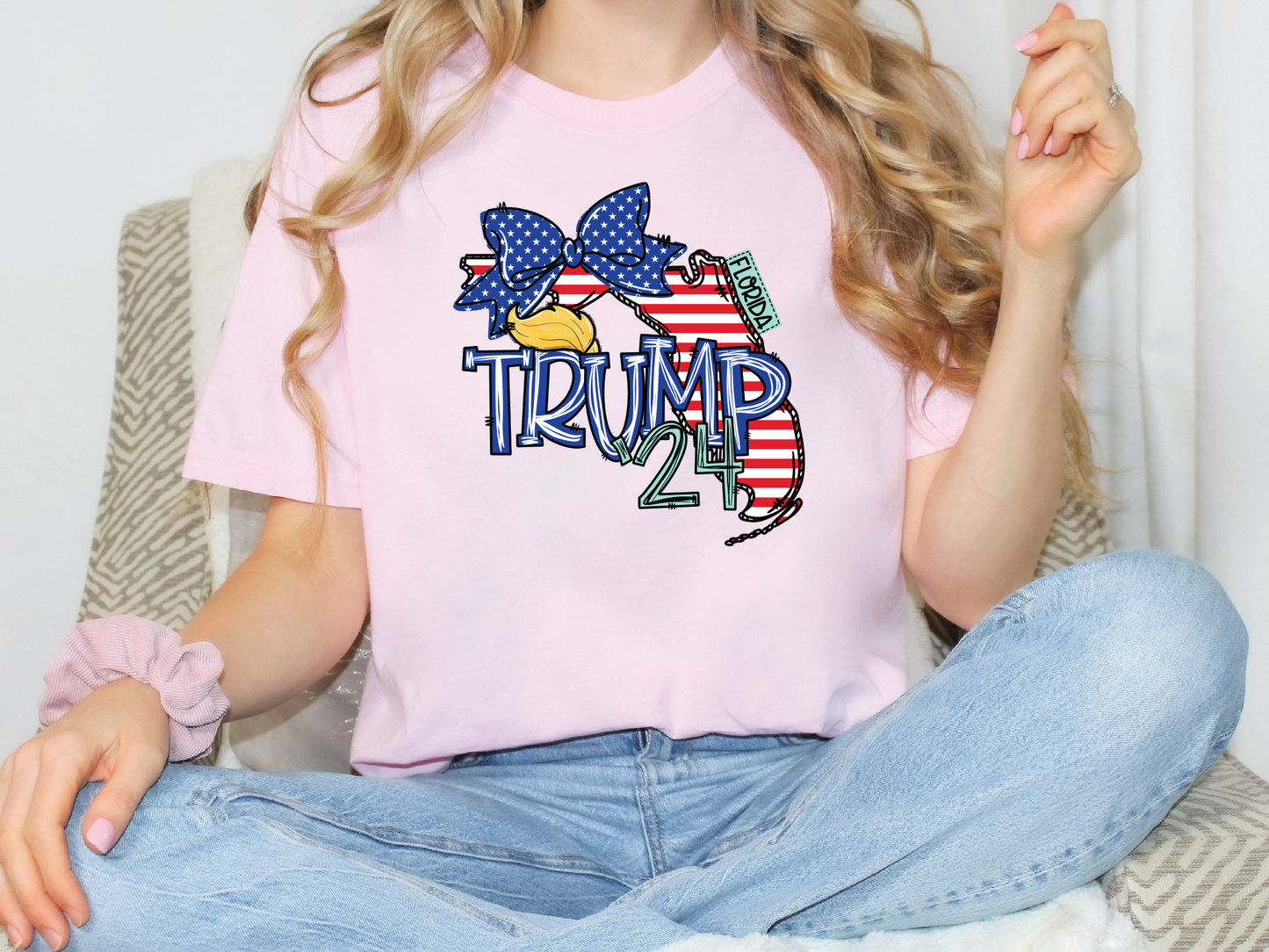 Florida Girl For Trump 2024 Comfort Colors T-Shirt