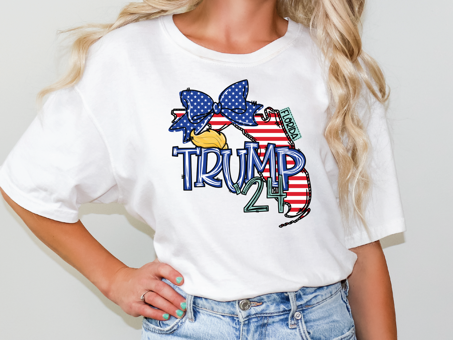 Florida Girl For Trump 2024 Comfort Colors T-Shirt