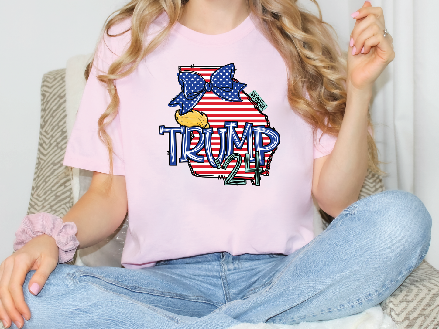 Georgia Girl For Trump 2024 Comfort Colors T-Shirt