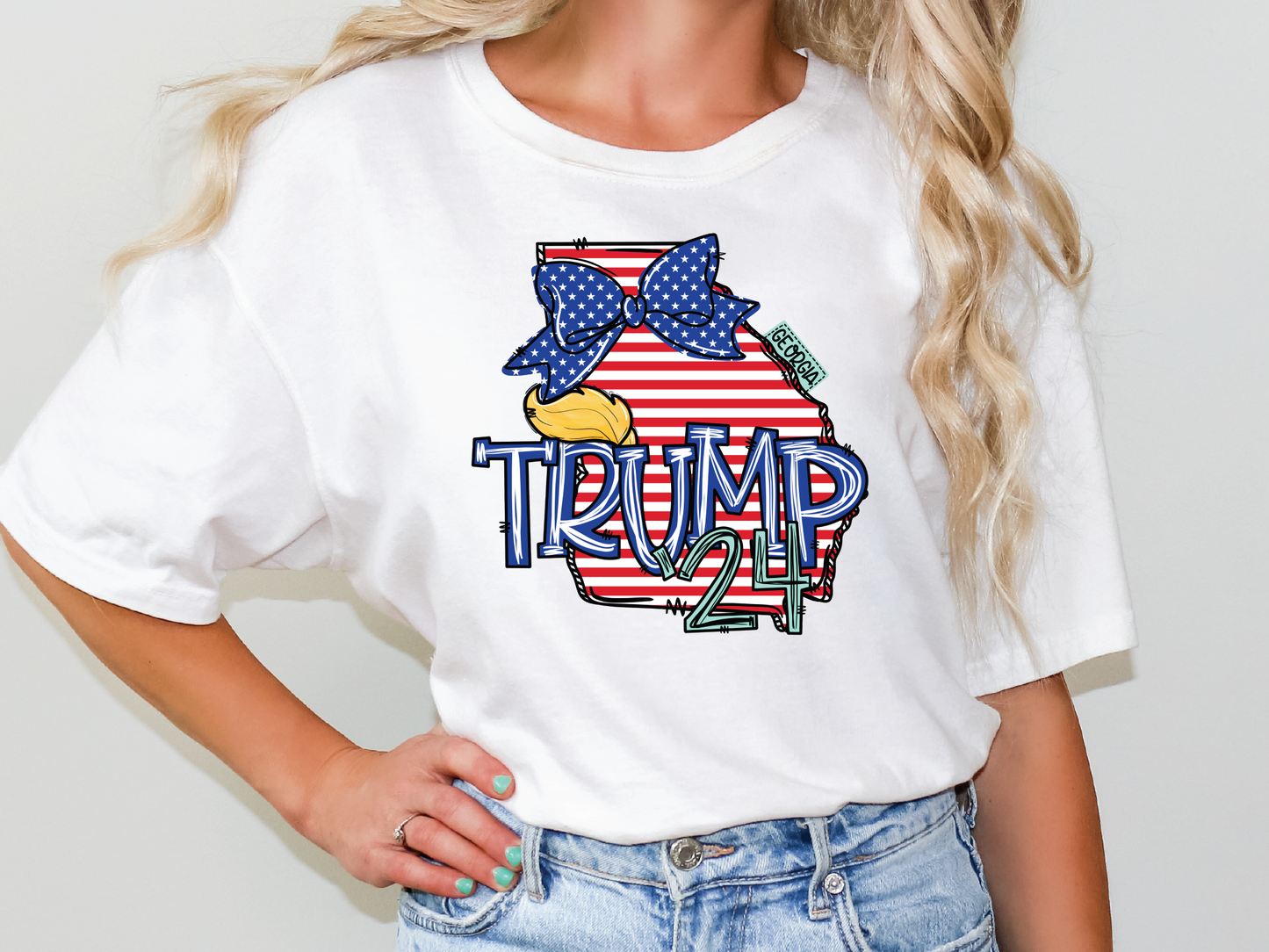 Georgia Girl For Trump 2024 Comfort Colors T-Shirt