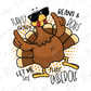 Turkey Gravy Beans and Rolls Let Me See That Casserole Dancing Turkey Graphic T-Shirt