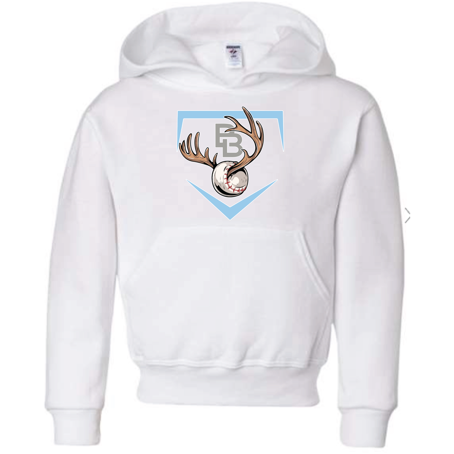 Youth Backwood Boyz - White JERZEES Hoodie