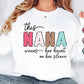 a woman wearing a white shirt that says, this nana wears her heart on