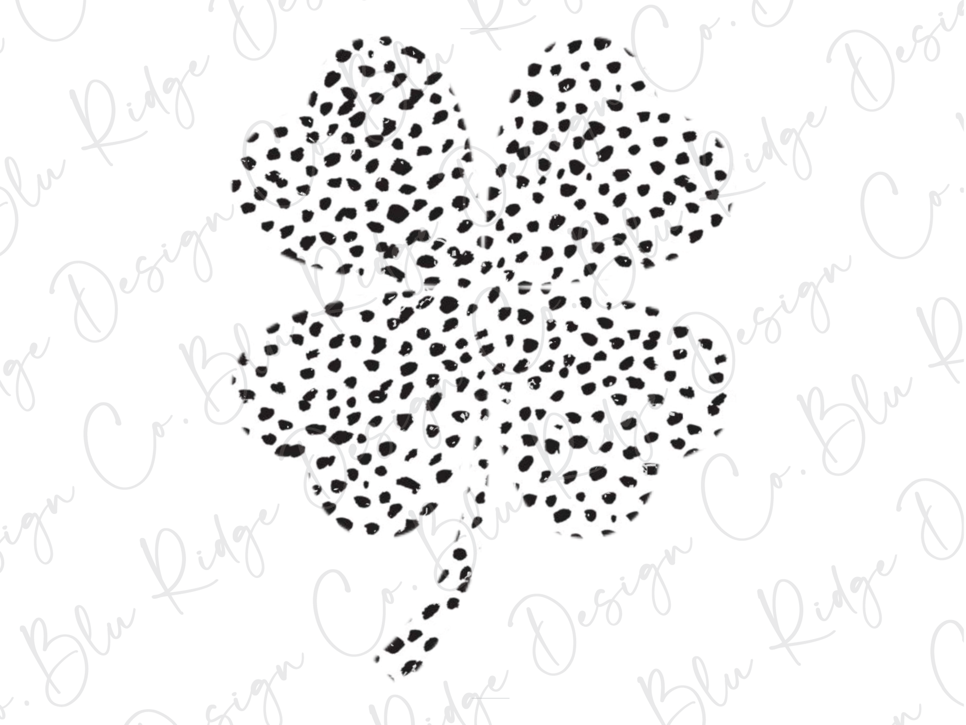 a drawing of a four leaf clover