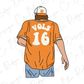 Wallen I'm wearin' Tennessee Orange Direct to Film (DTF) Transfer