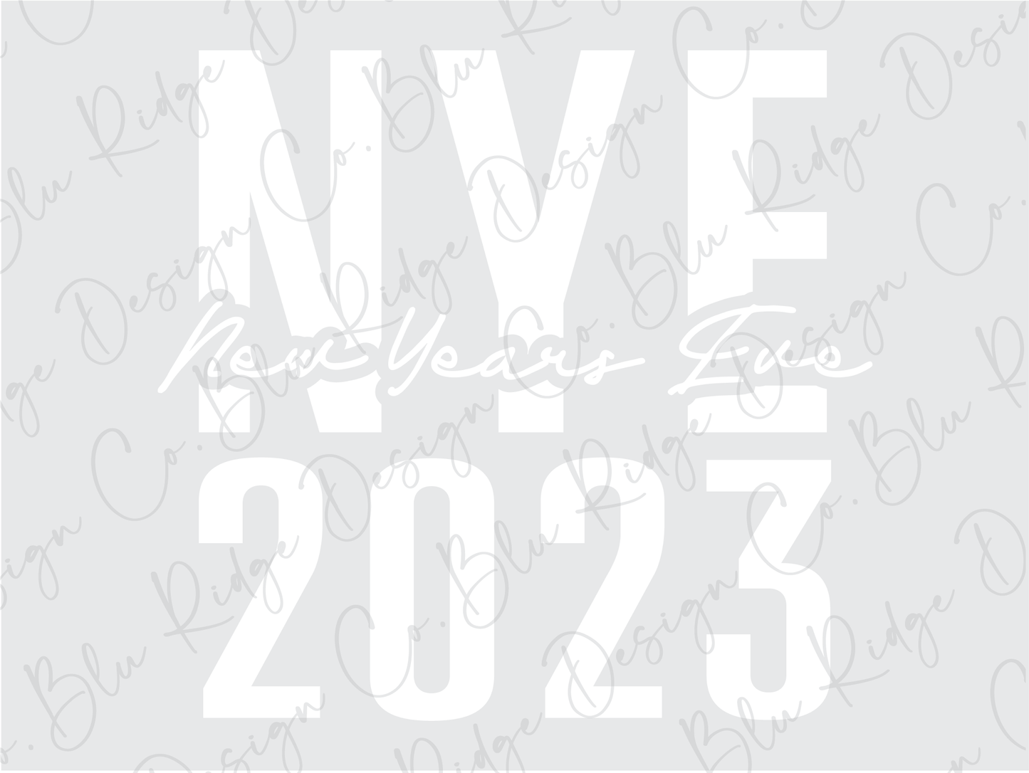 New Years Eve Party 2023 Numbers Happy New Years Direct to Film (DTF) Transfer