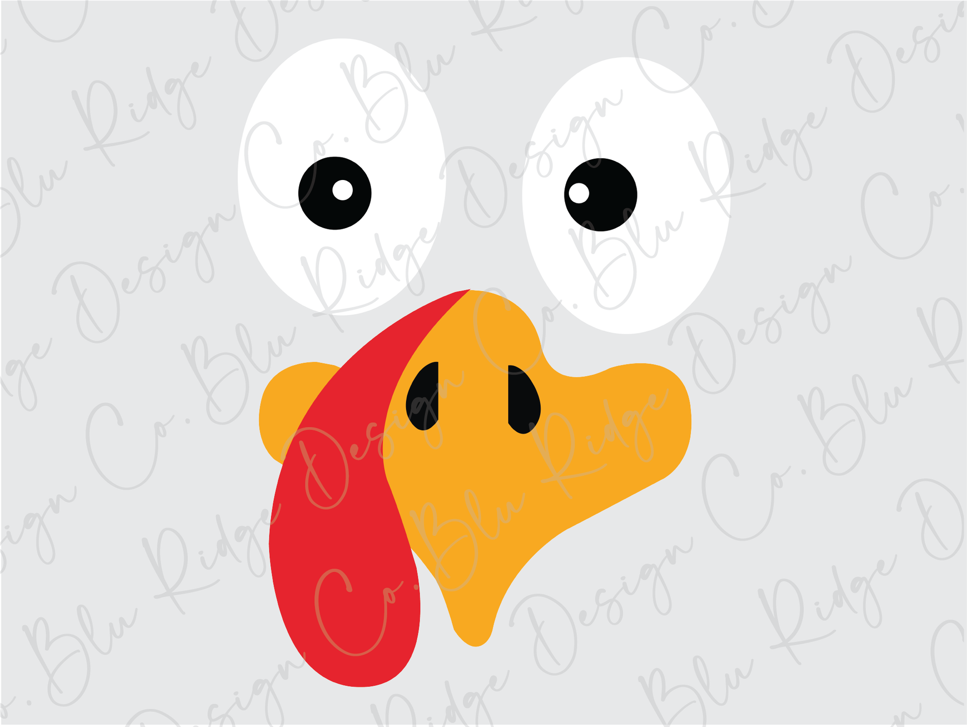 a yellow and red bird with big eyes