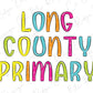 the words long county primary and primary school