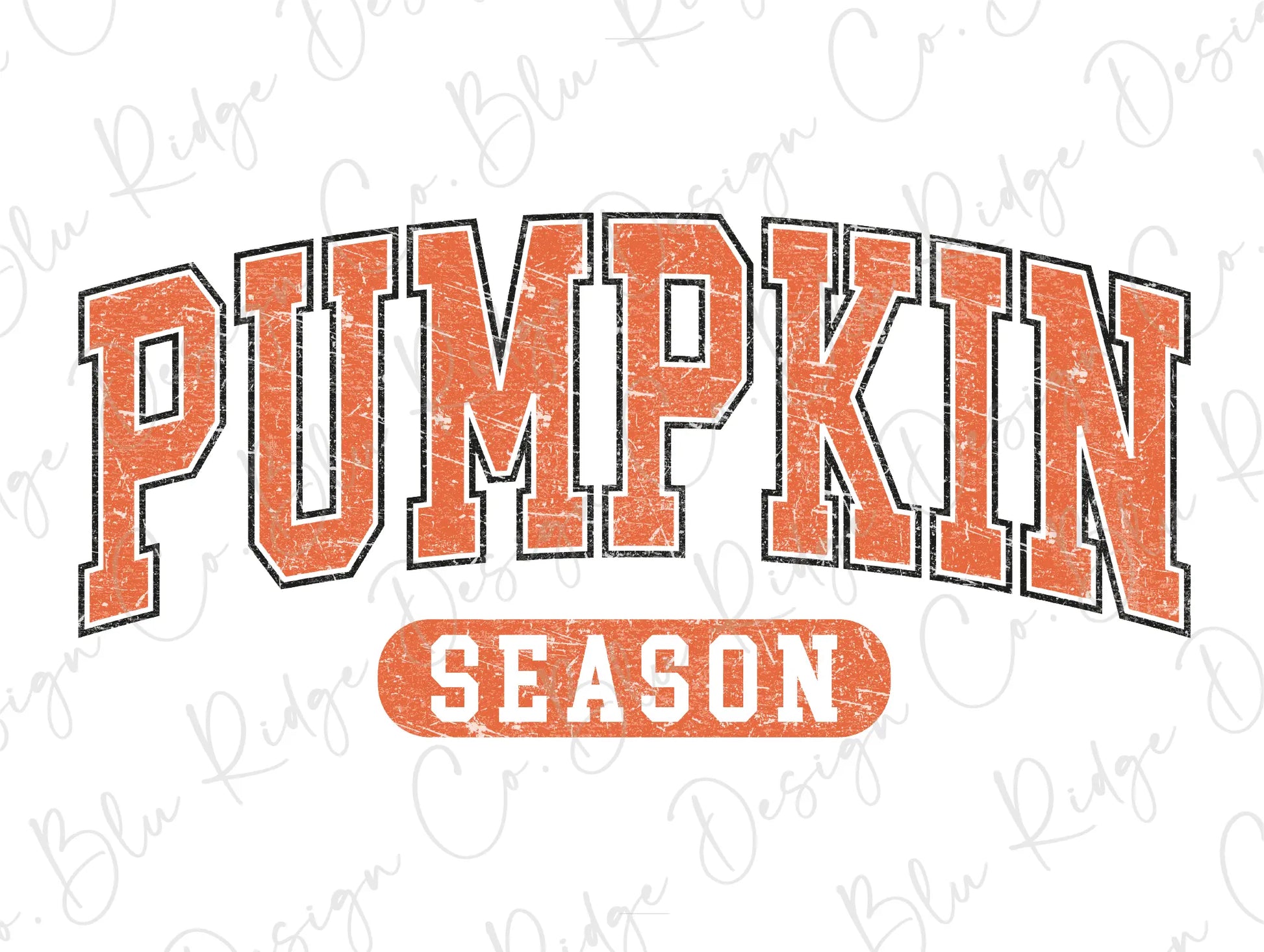 Pumpkin Season Direct to Film (DTF) Transfer BluRidgeDesignCo