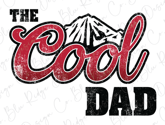 The Cool Dad Retro Father's Design Direct To Film (DTF) Transfer