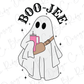 Boo-Jee Halloween Ghost Design Direct To Film (DTF) Transfer