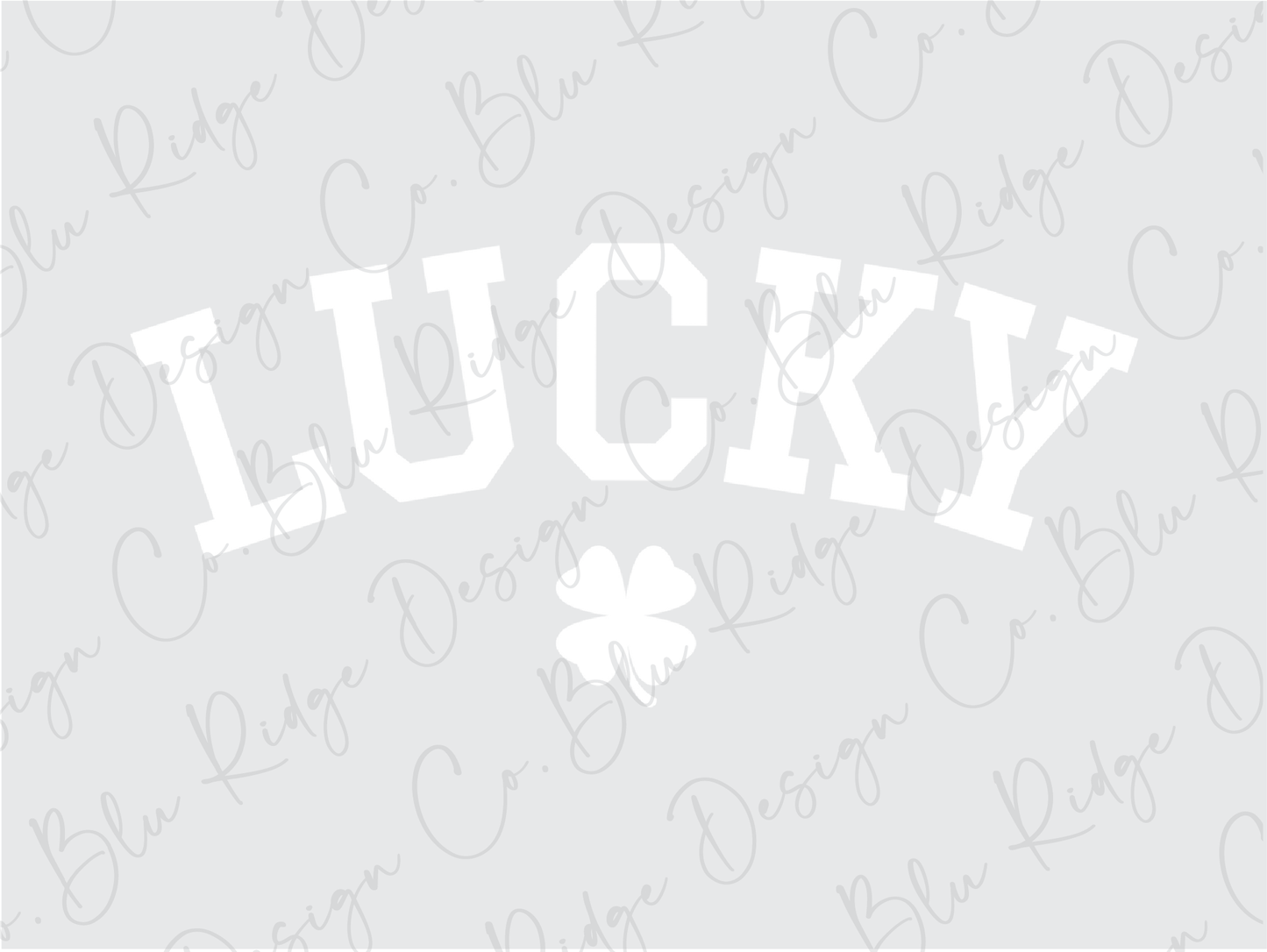 Lucky Clover St Patrick's Day Direct To Film (DTF) Transfer
