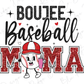 a baseball mom shirt with the words bouee baseball mom