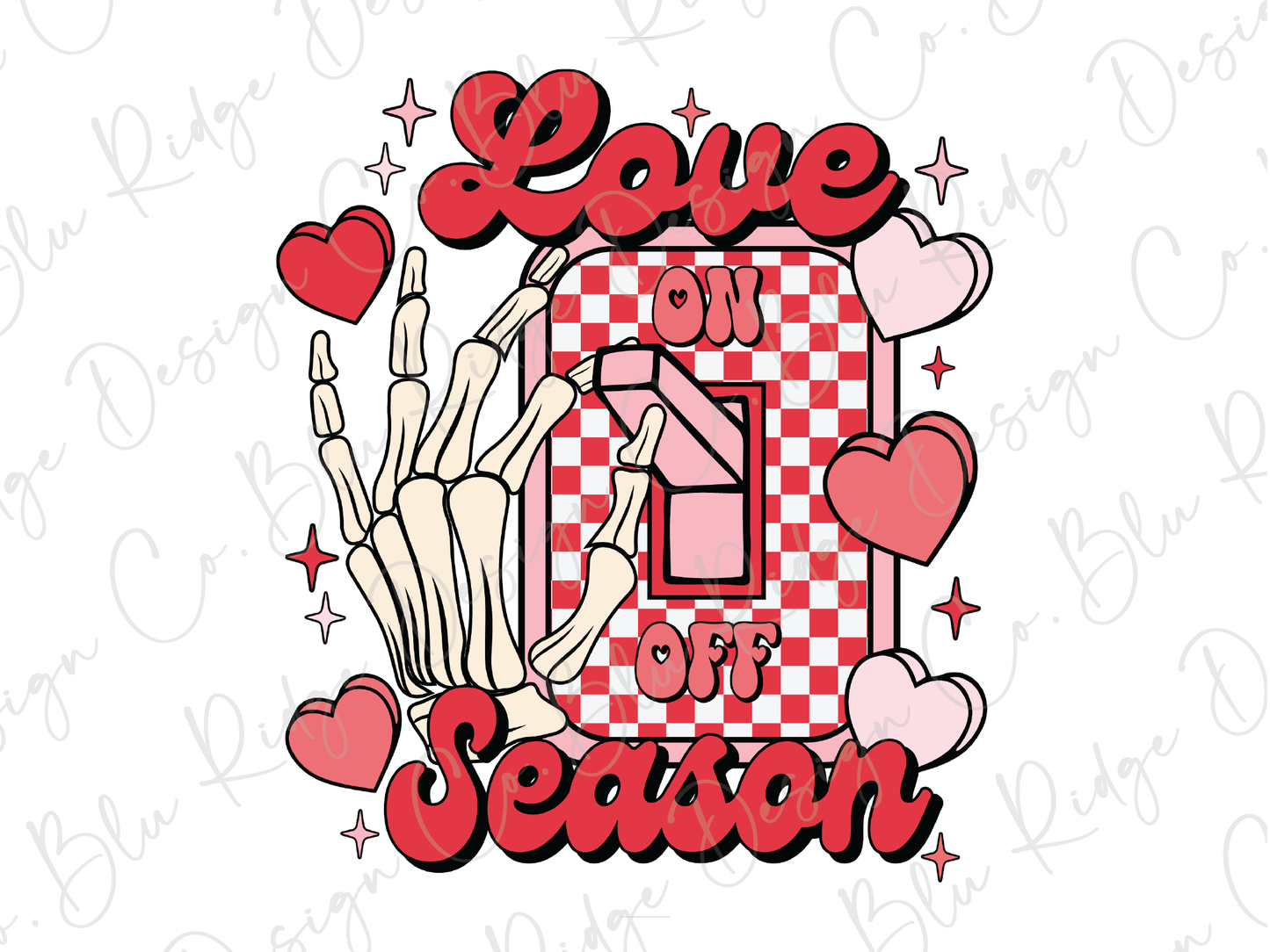 a red and white checkerboard design with the words love you to the second