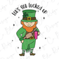 a st patrick's day st patrick's day lepreite with a