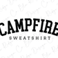 Campfire Sweatshirt Direct To Film (DTF) Transfer