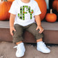 Boys Spooky Halloween Personalized Monogram Design Direct To Film (DTF)