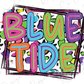 Blue Tide Long County School Mascot Colorful Leopard Spirit Direct To Film (DTF) Transfer