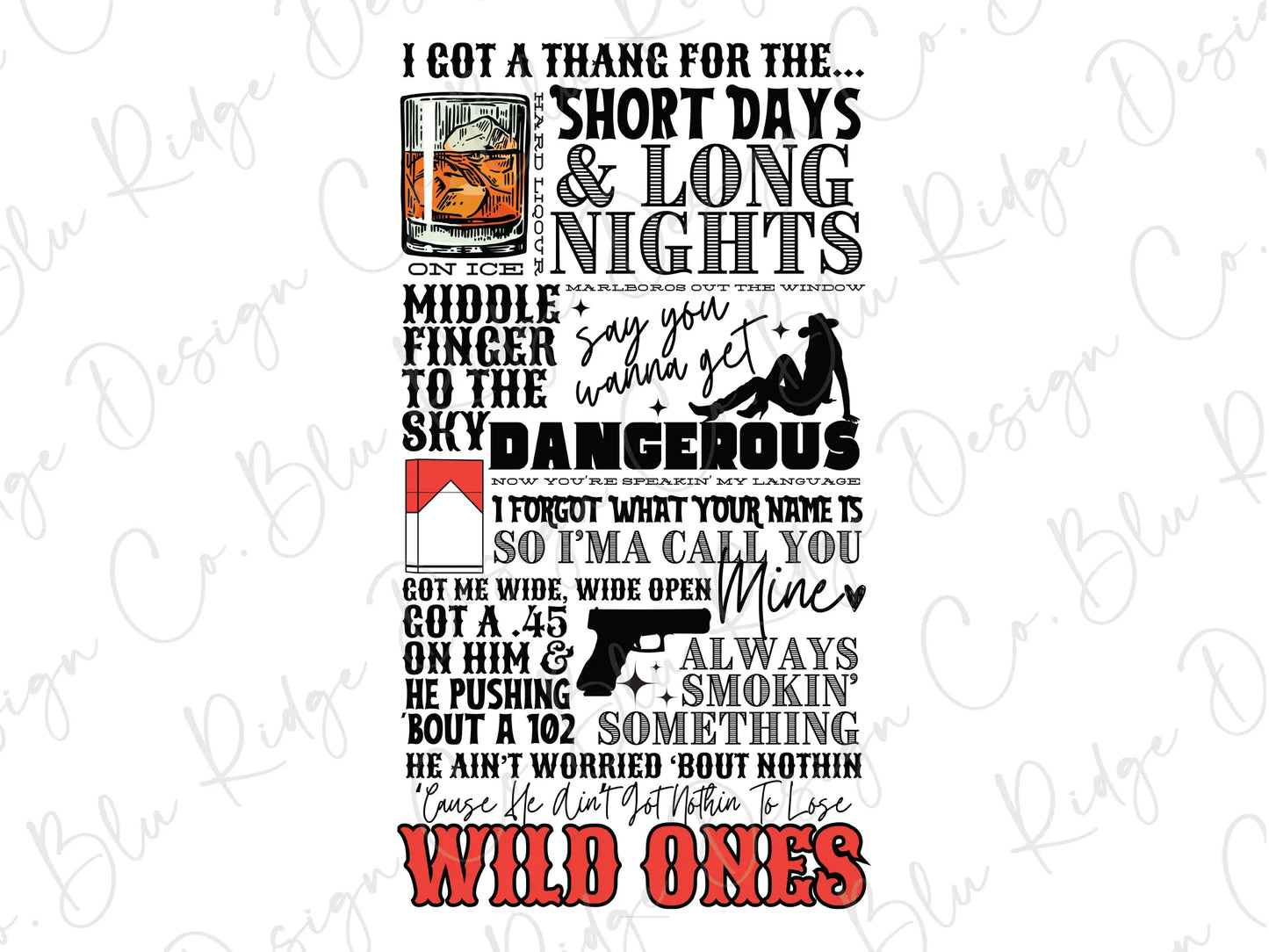 a picture of a poster with the words wild ones