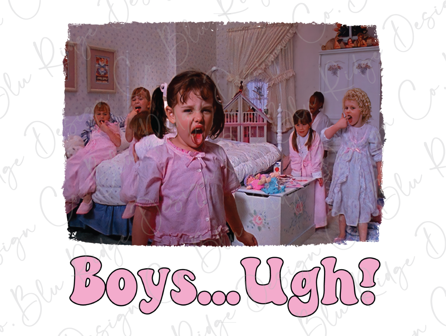 Boys....Ugh! Little Rascals Valentines Day Direct To Film (DTF) Transfer