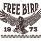 Freebird 1973 Eagle Direct to Film (DTF) Transfer