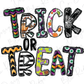 Trick or Treat Cute Kids Halloween Design Direct To Film (DTF) Transfer