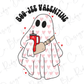a ghost holding a can of boo - boo valentine's day