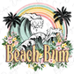 Retro Beach Bum Waves Direct to Film (DTF) Transfer