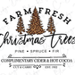 Farm Fresh Leopard Christmas Trees Cut and Carry Direct To Film (DTF) Transfer
