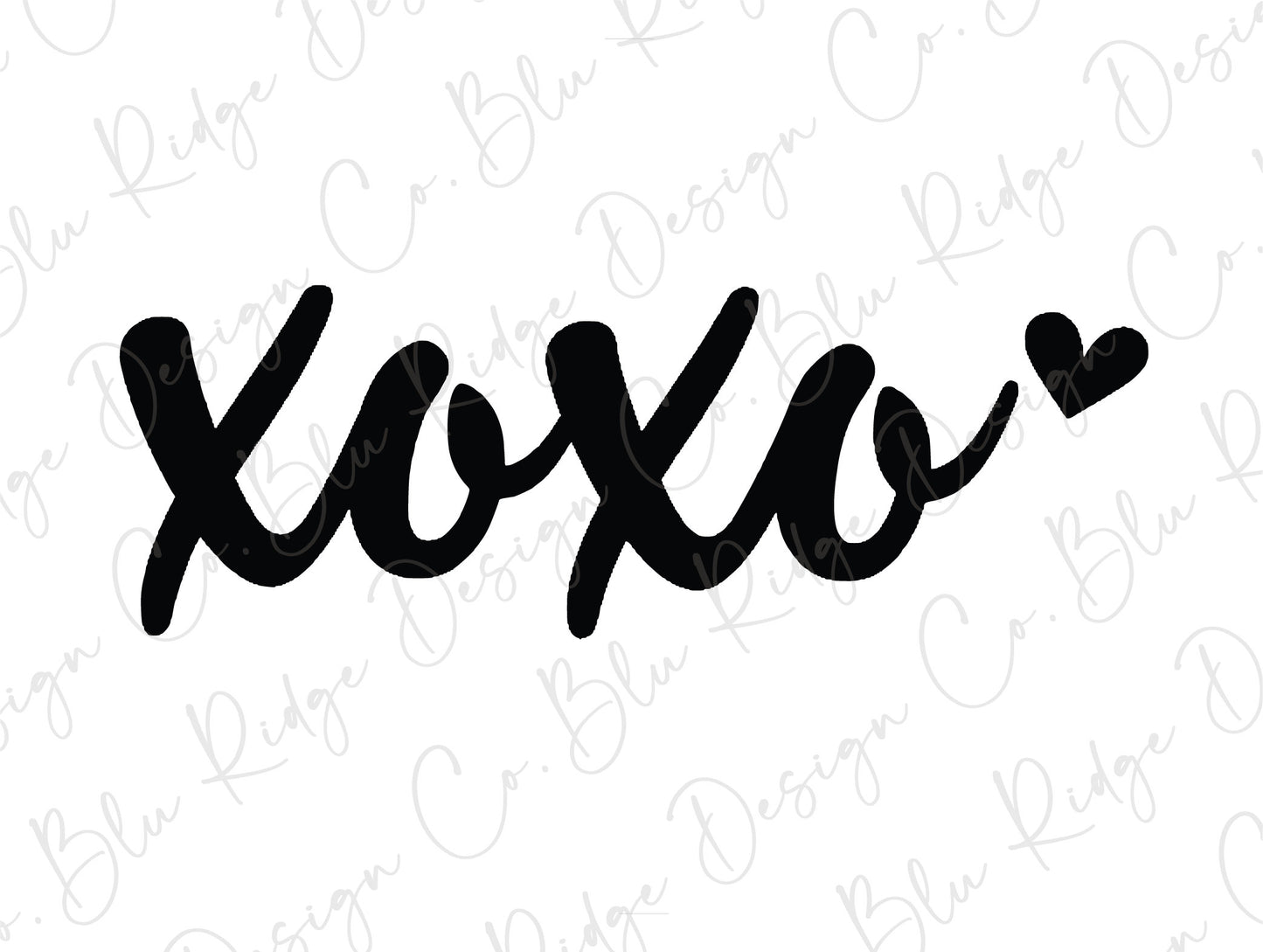 XOXO Valentine's Day Direct to Film (DTF) Transfer