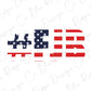 #FJB American Flag US President Direct To Film (DTF) Transfer