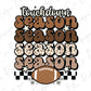 Touchdown Season Football Direct to Film (DTF) Transfer